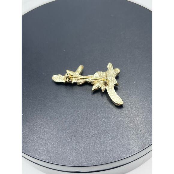 Sarah Cov Vintage 1964 ABC Collection Gold
Tone Initial L Bamboo Branch Brooch - Picture 5 of 7